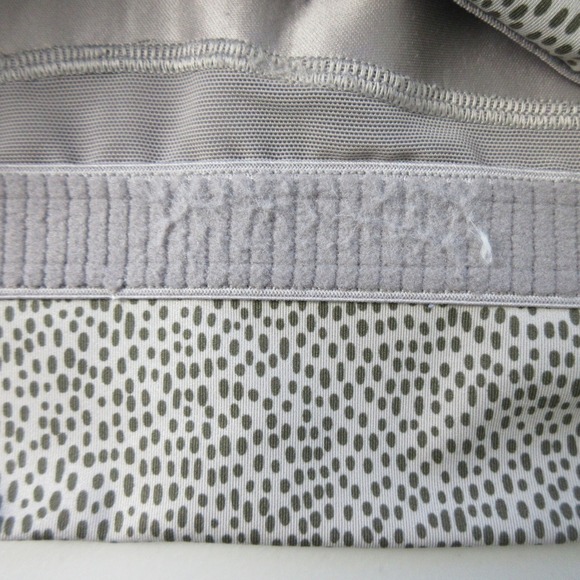 SPANX Longline Medium Impact Leopard Print Racerback Sports Bra Crop Top Women L - Picture 5 of 12